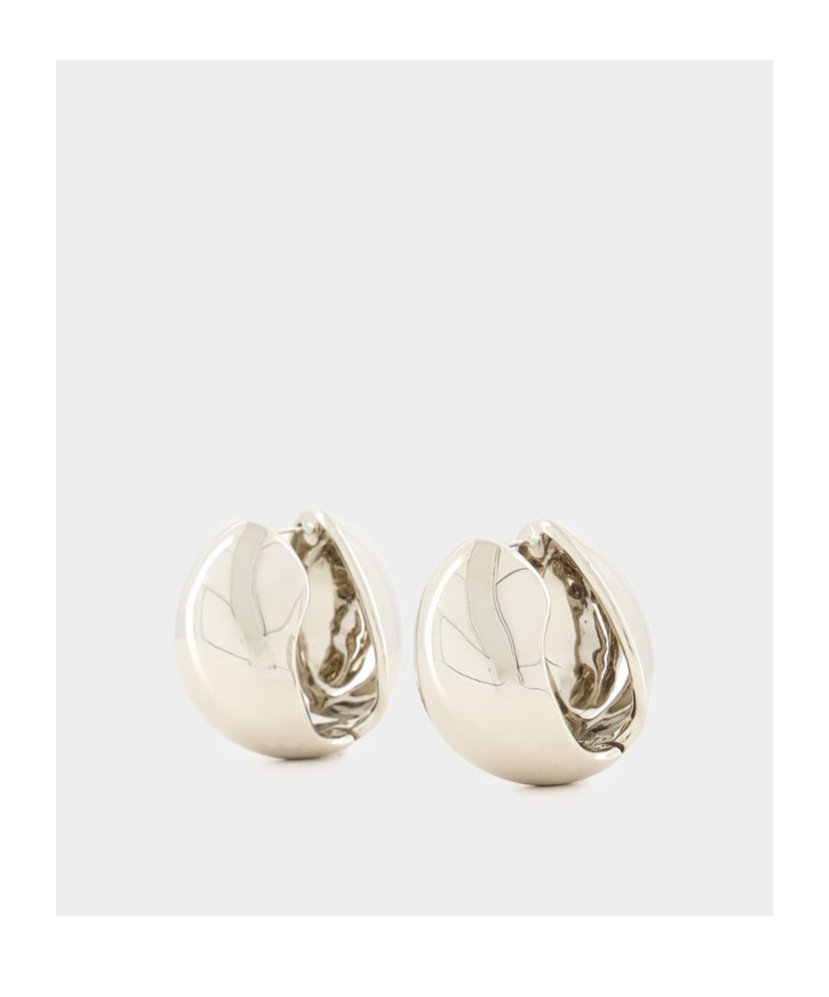 COPERNI COPERNI XL LOGO CREOLE EARRINGS