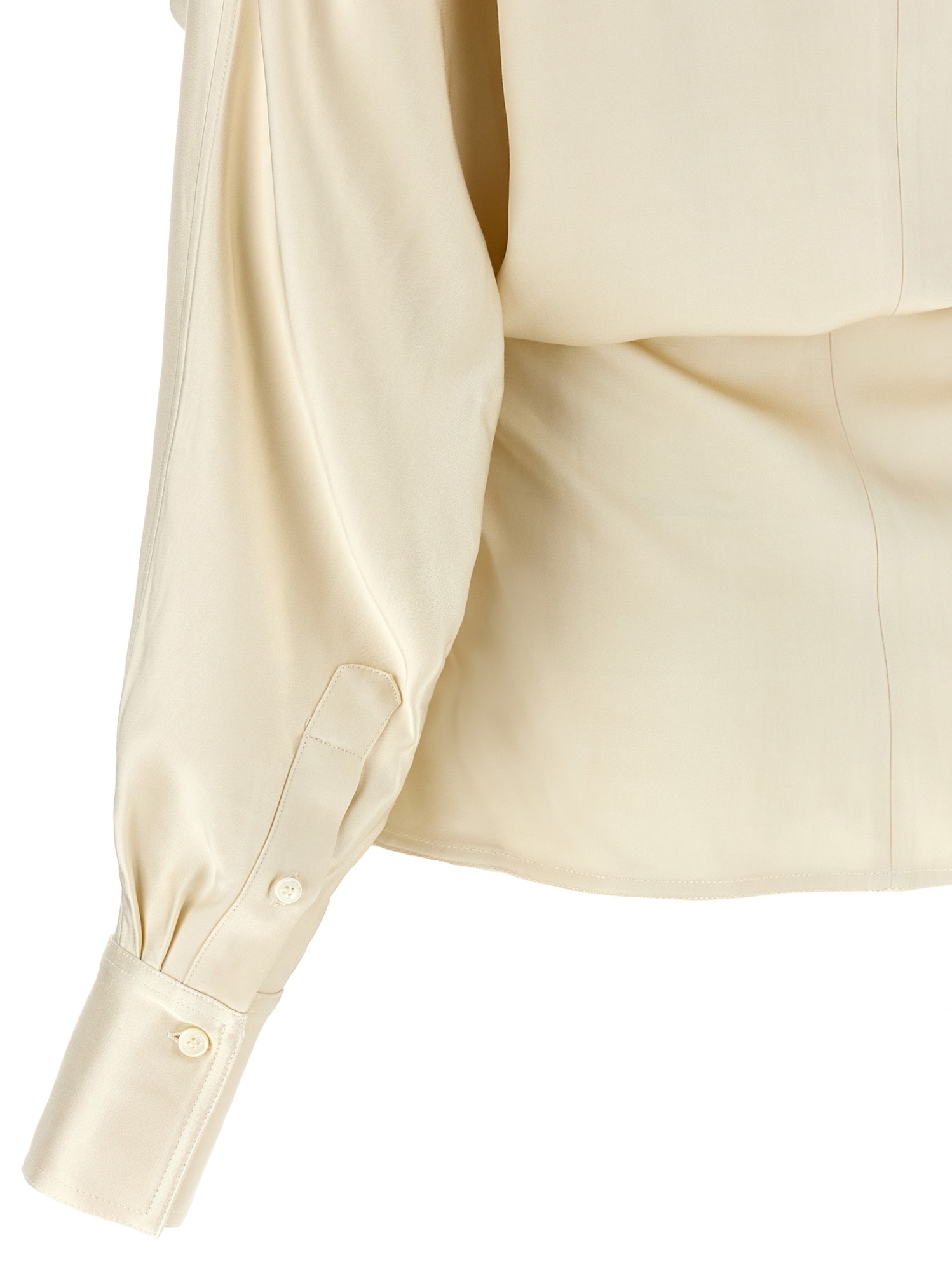 Totême Wrap-style Shirt In Neutral