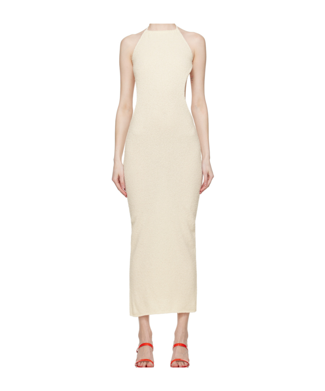 Gimaguas White Marsa Maxi Dress In Neutral