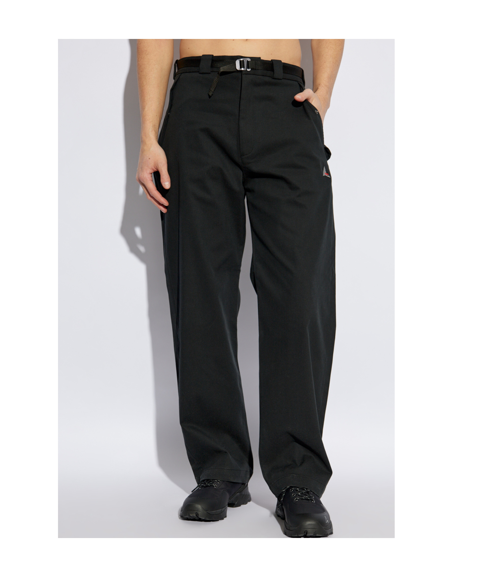 Roa Belt Loop Track Pants In Black