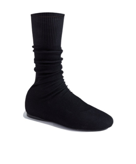 Proenza Schouler Round-head Short Socks In Black