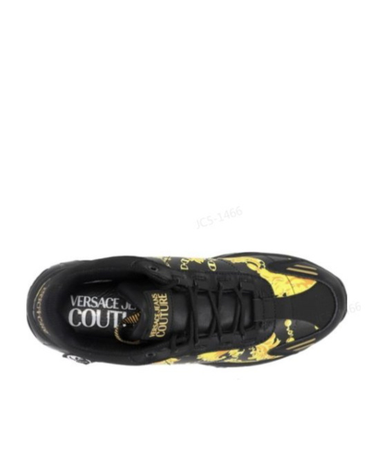 Versace Jeans Lace Up Sneakers In Green
