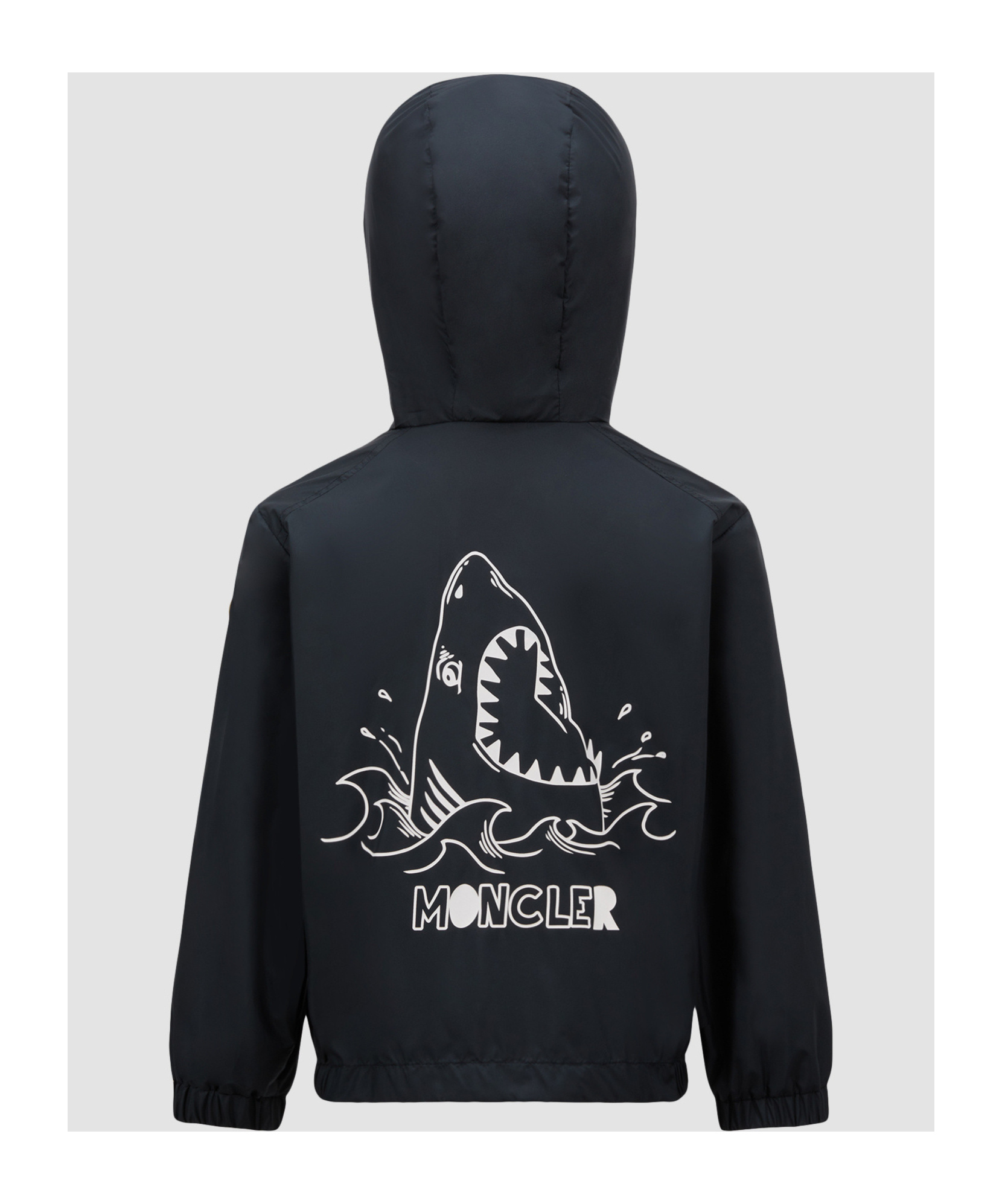 Moncler Desmon Hooded Jacket In Blue
