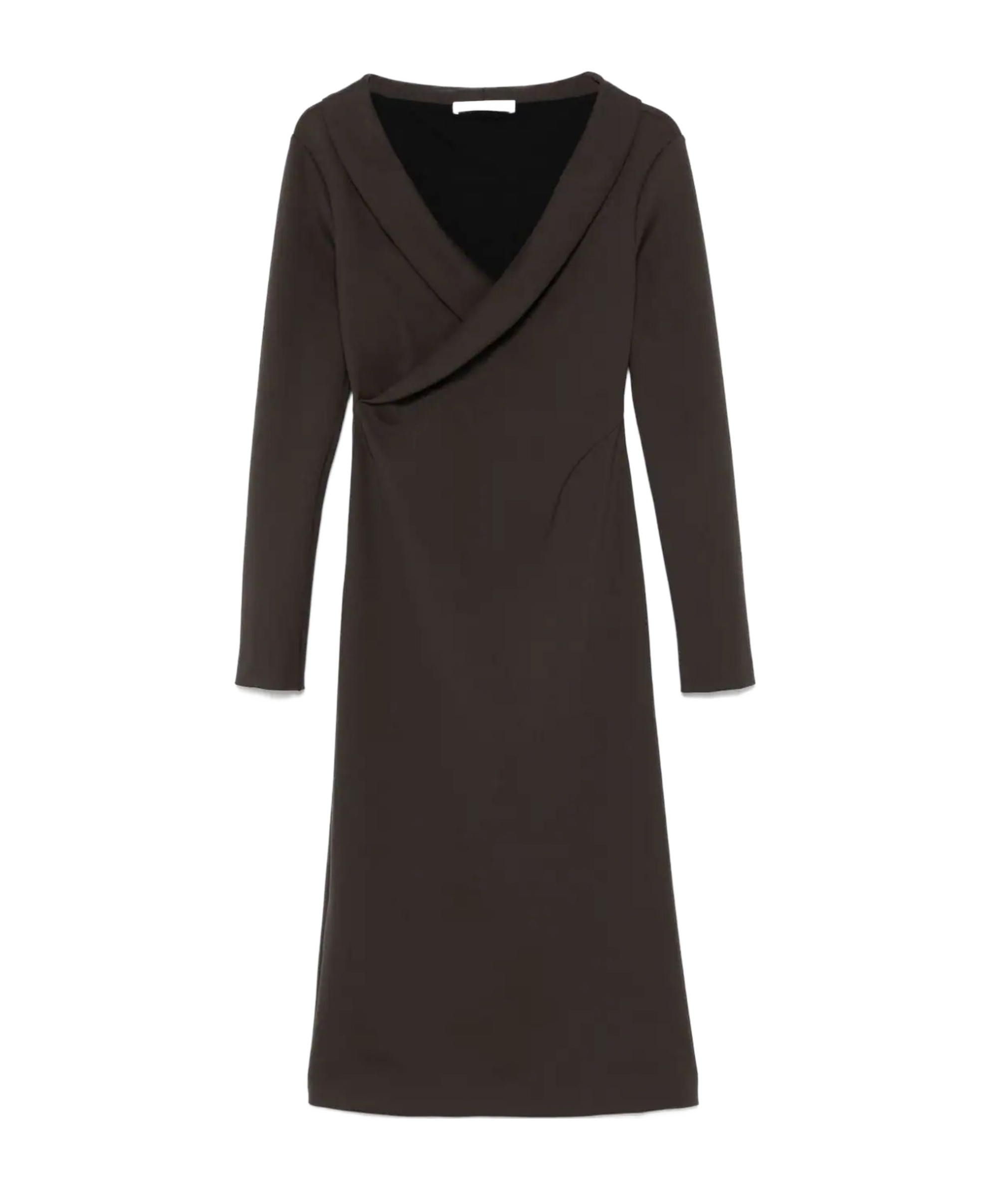 Philosophy Di Lorenzo Serafini Philosophy Dress In Nylon. In Brown