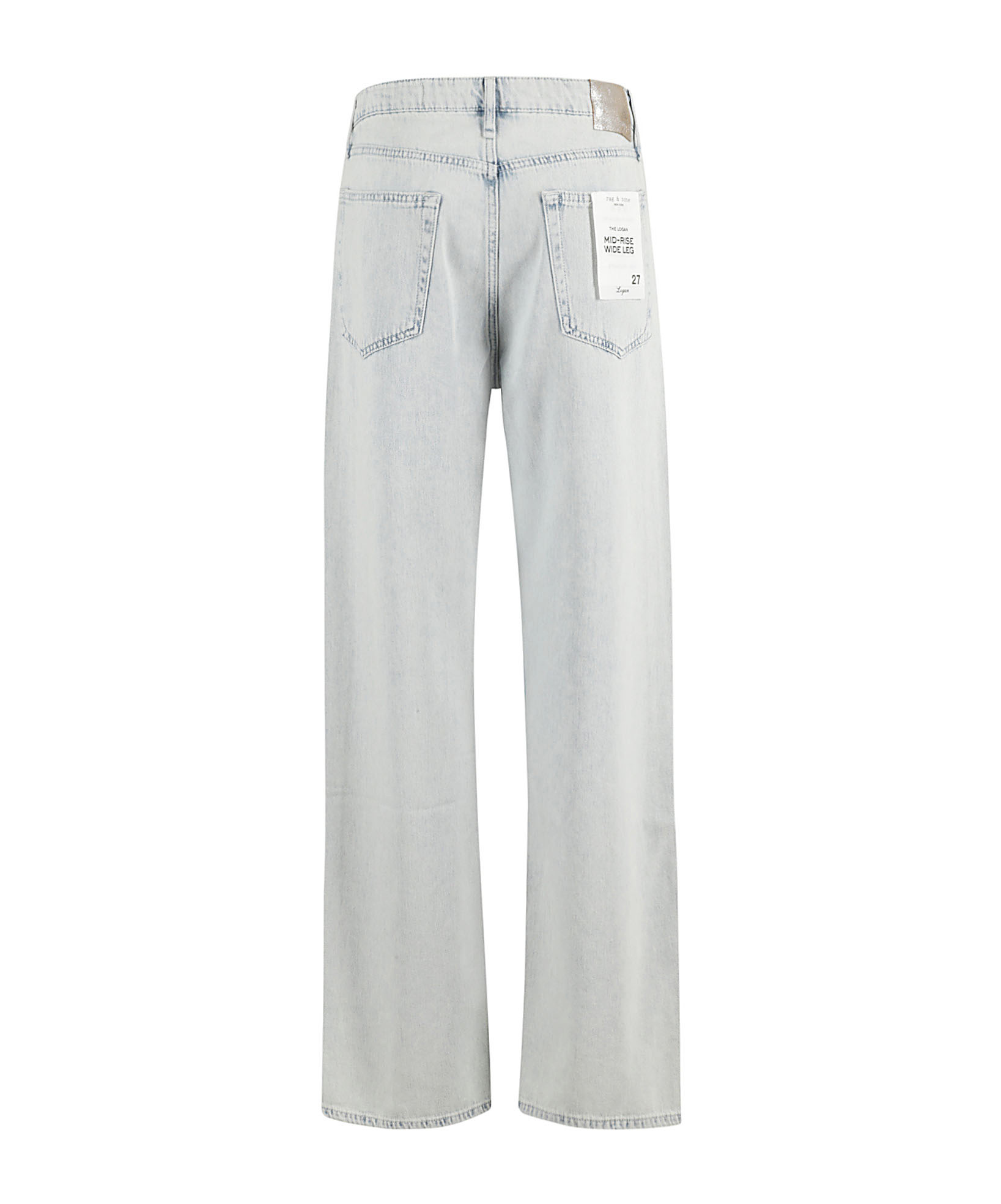 Rag & Bone Shea High-rise Straight-leg Jeans In White