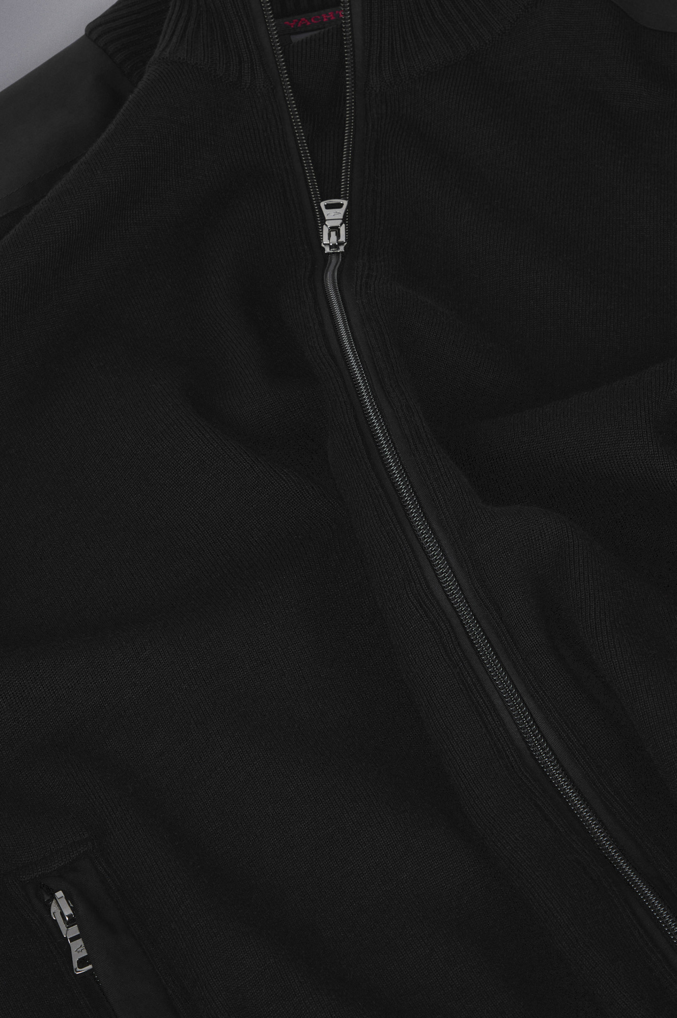 Paul & Shark Zipped Jacket In Black