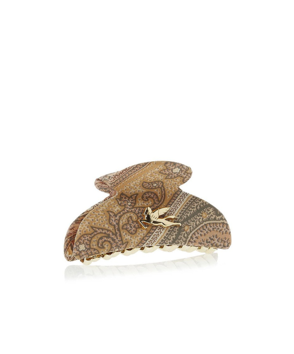 Etro Logo Hair Accessories In Yellow