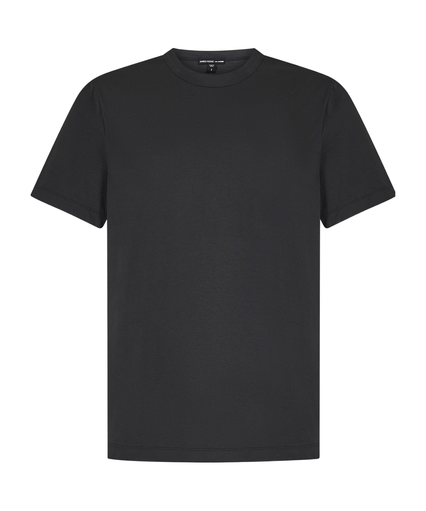 Shop James Perse Item O-neck Short-sleeved T-shirt In Black