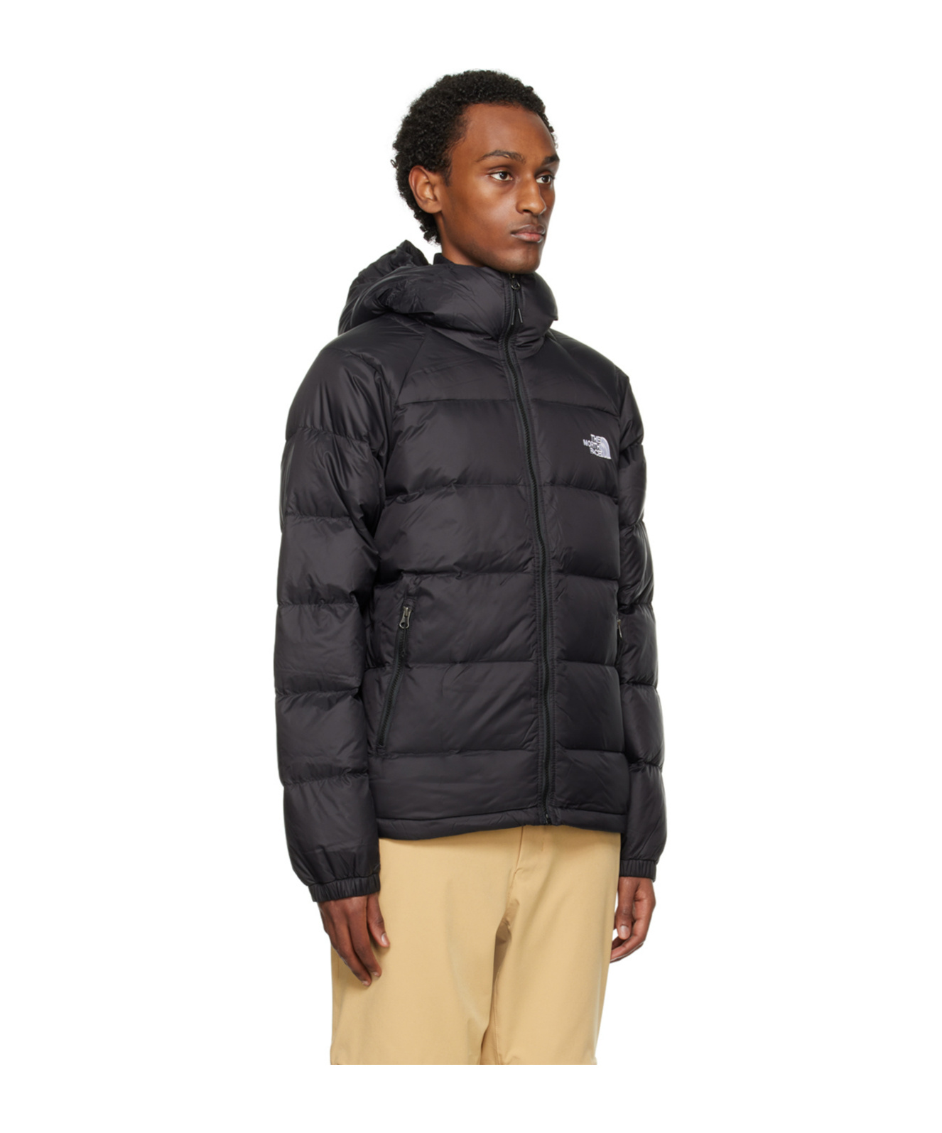 Shop The North Face Hydrenalite Hooded Padded Down Jacket In Black