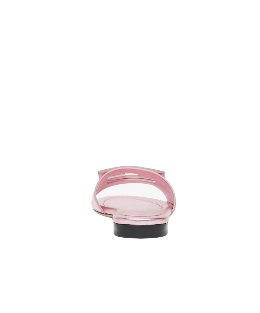 Fendi Baguette Sandals In Pink