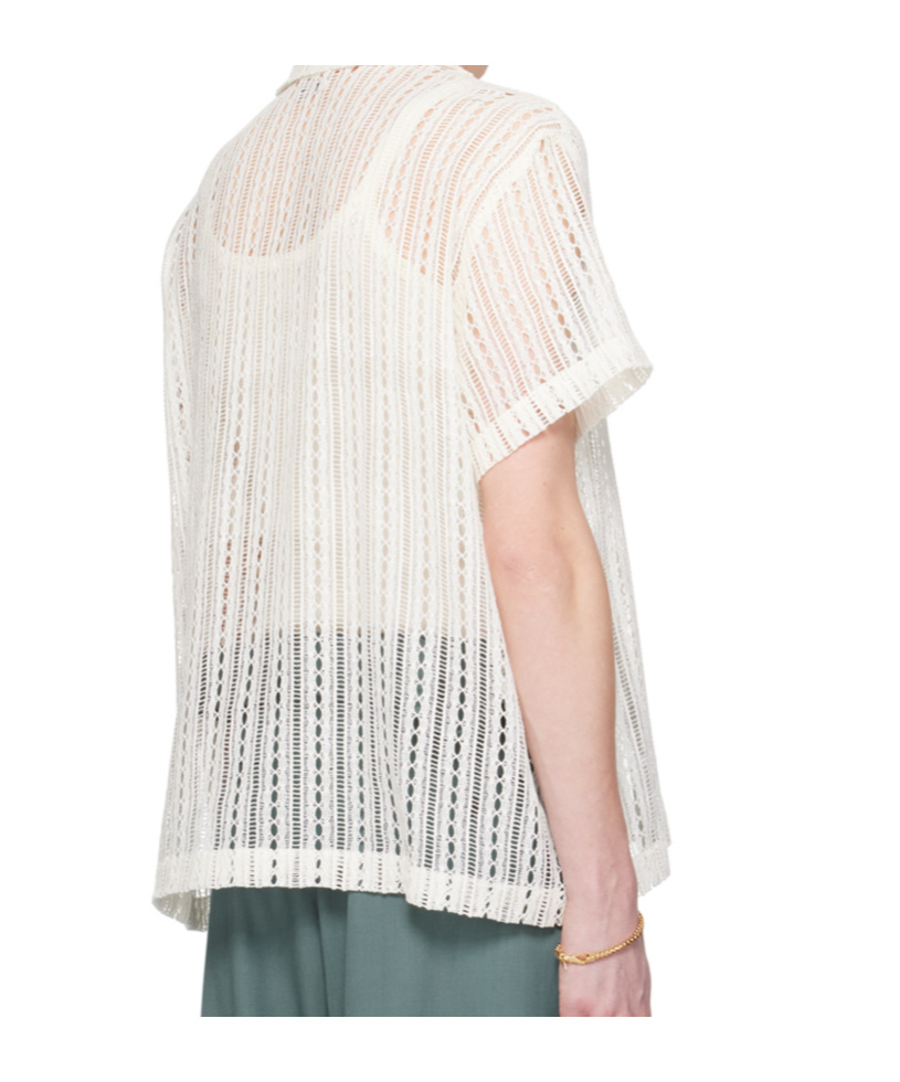 Bode Meandering Shirt In White