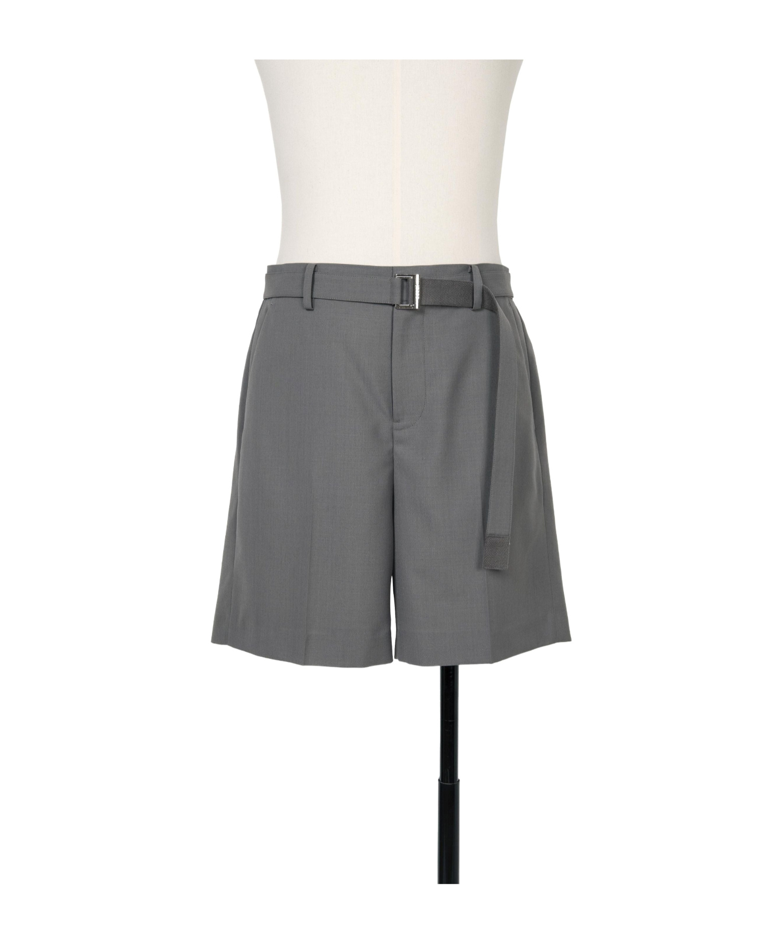 Sacai Suiting Shorts In Gray