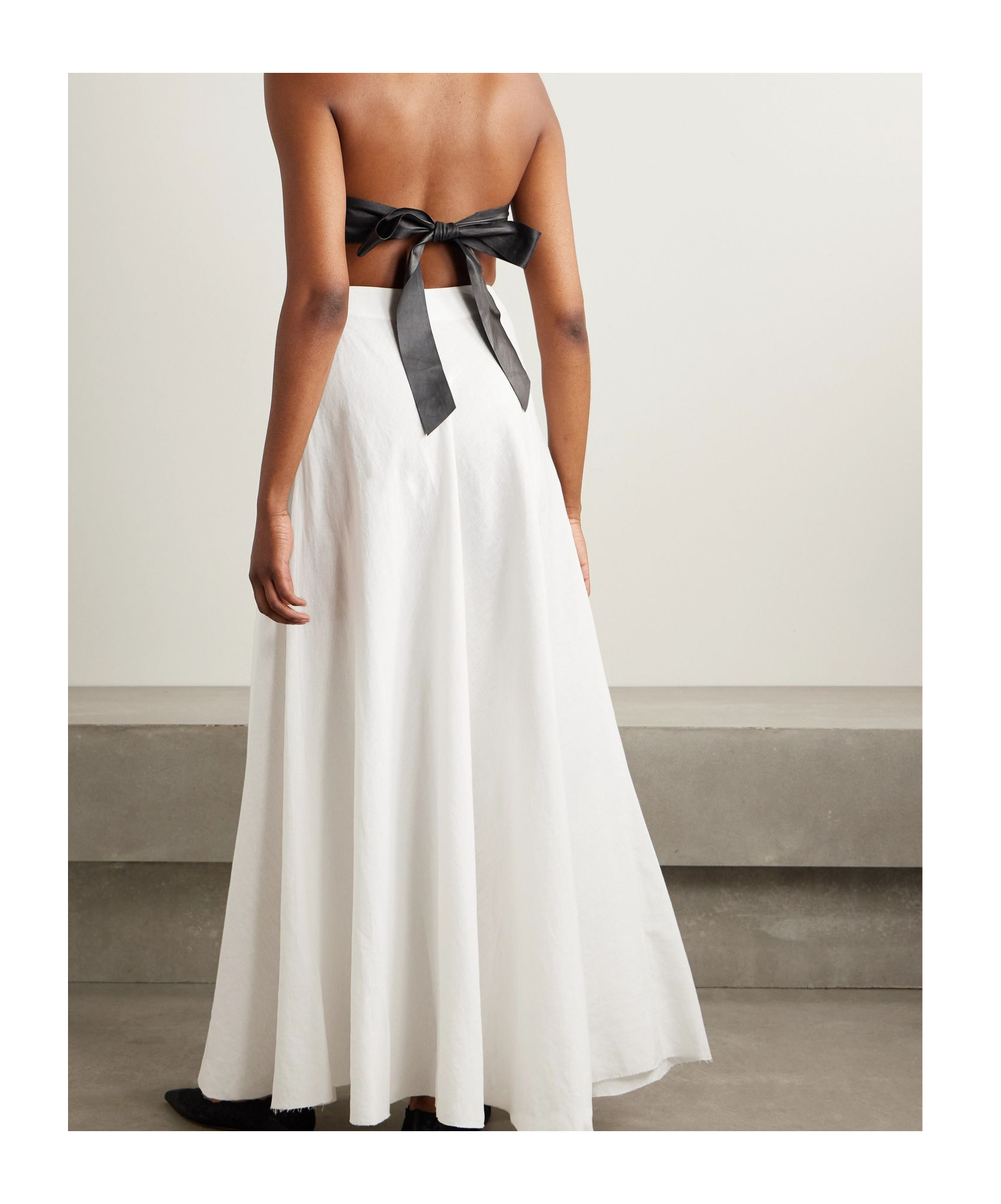 Gabriela Hearst Off-the-shoulder Dress In White