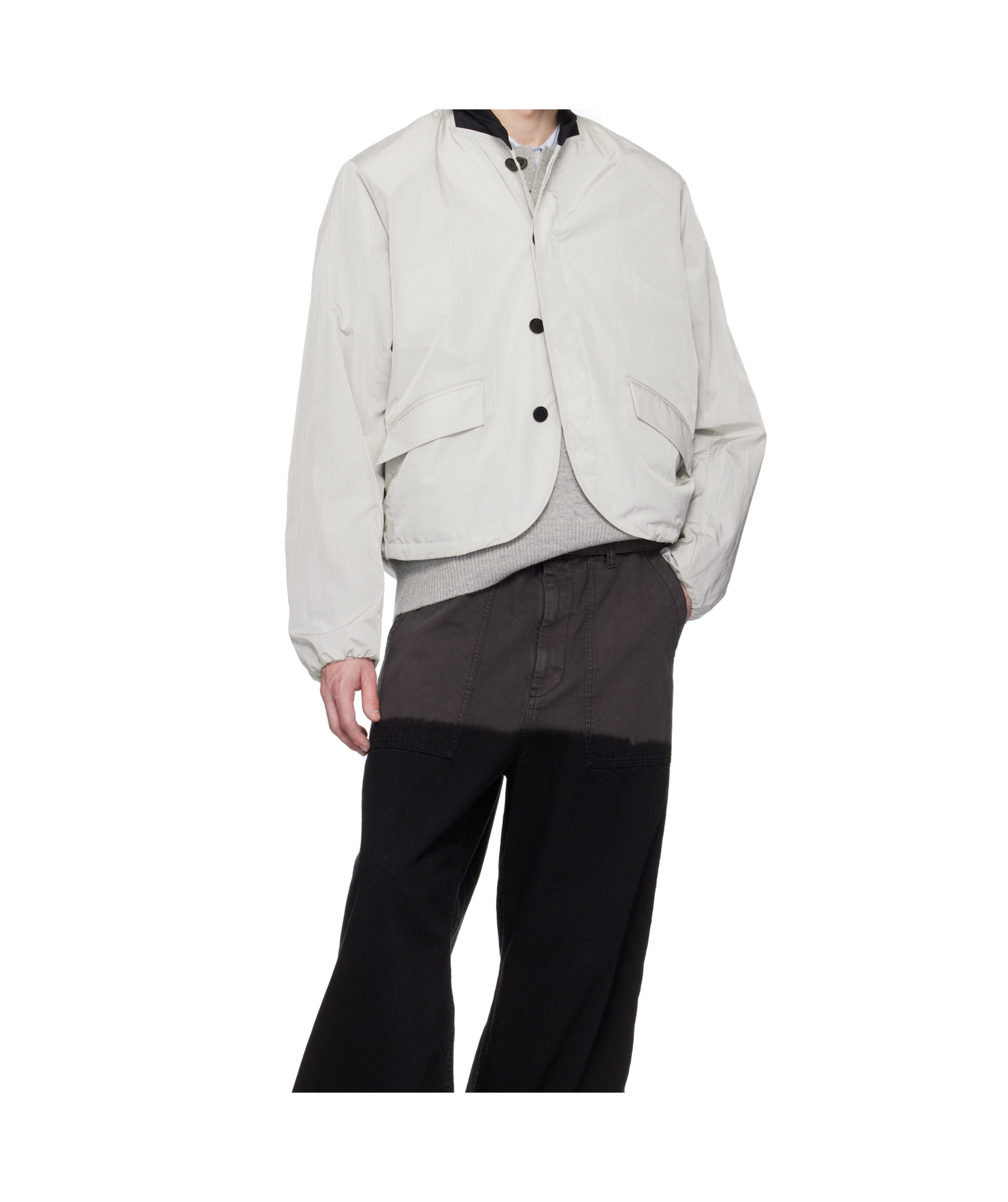 Ader Error Long Sleeve Jacket In Grey