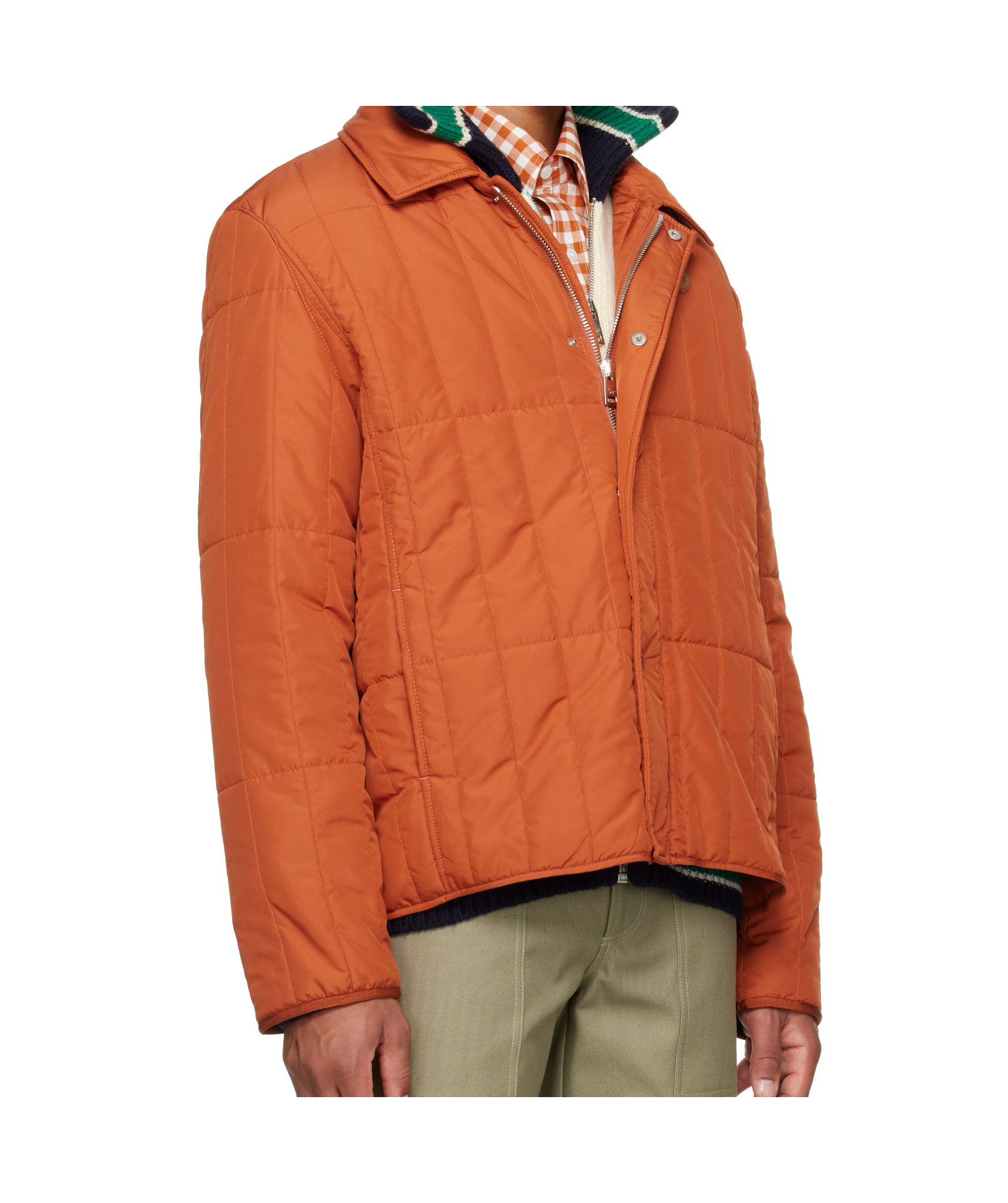 MAISON KITSUNÉ QUILTED COTTON JACKET