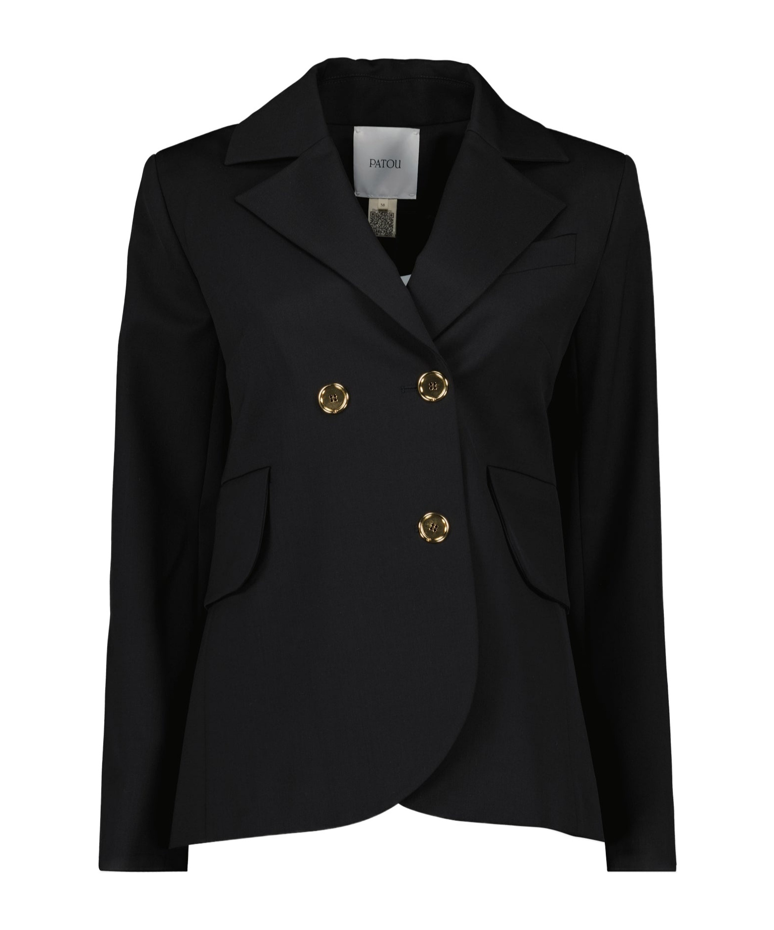 Patou Long Sleeve Jacket In Black