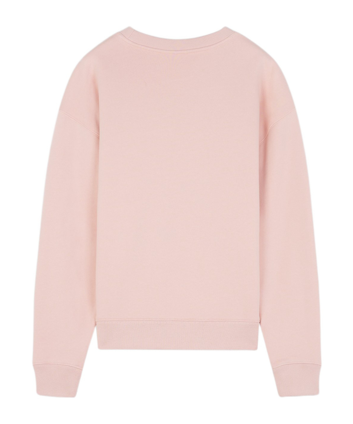 Shop Maison Kitsuné Bold Fox Head Patch Crewneck Sweatshirt In Pink