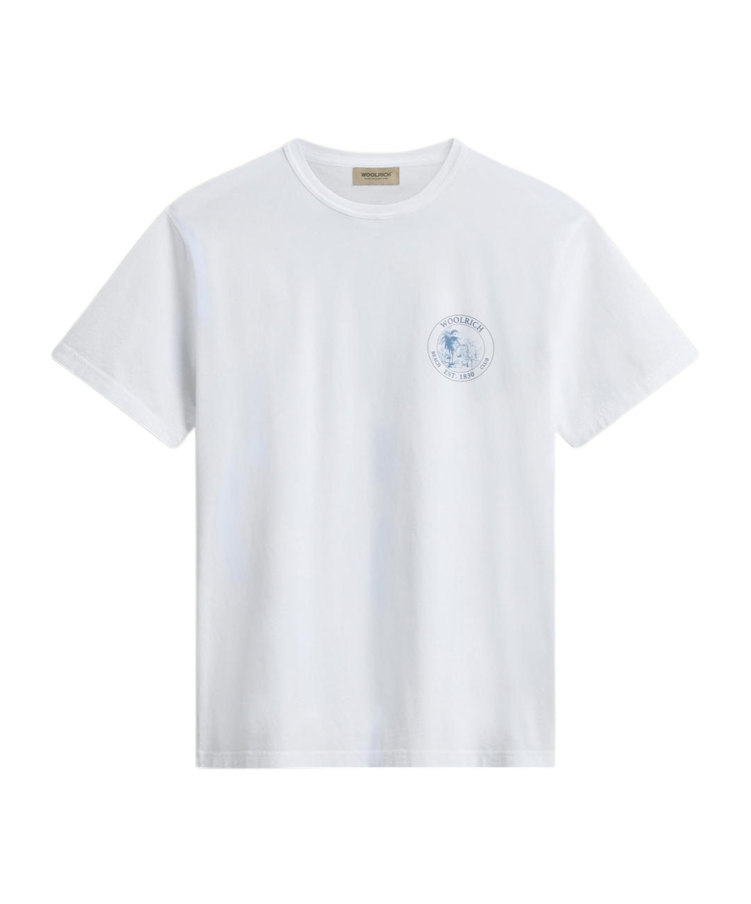 Woolrich Men's T-shirt With Print In White