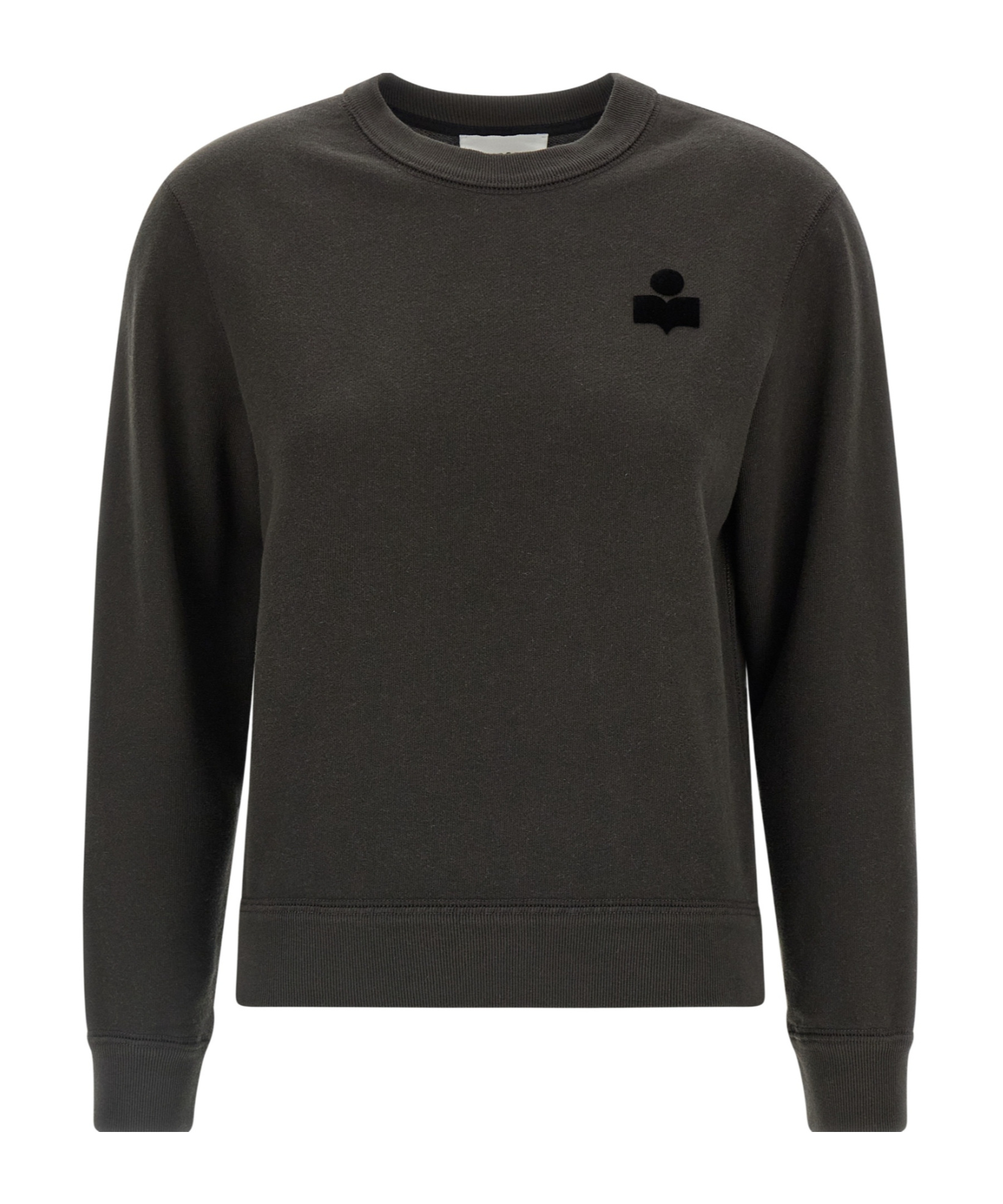 Isabel Marant Étoile Maurine Cotton Sweatshirt In Brown