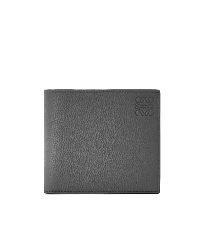 Loewe Logo Double Fold Wallet In Black