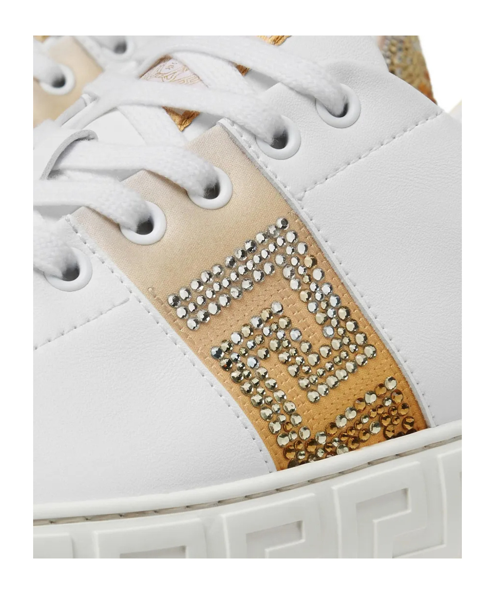 Versace Crystal Greca Sneakers