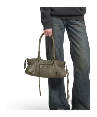 Balenciaga Women's Le City Bag East-west In Army Green In Green