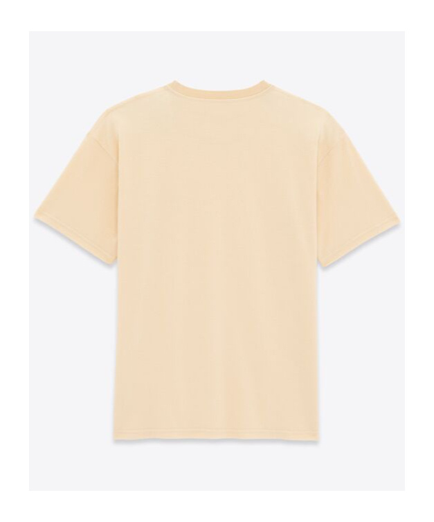 Saint Laurent Cassandre Logo-embroidered Cotton-blend T-shirt In Yellow