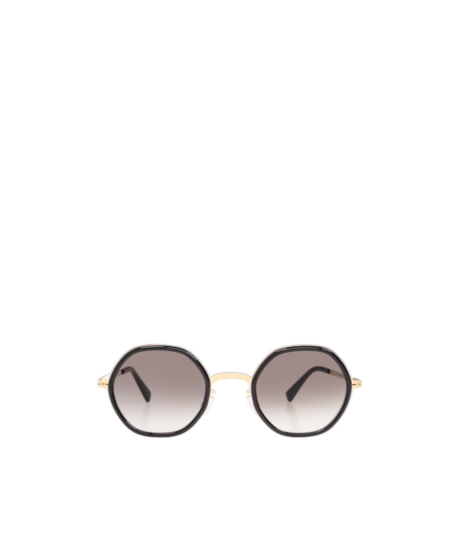 Mykita Alya Round-frame Sunglasses In Gray