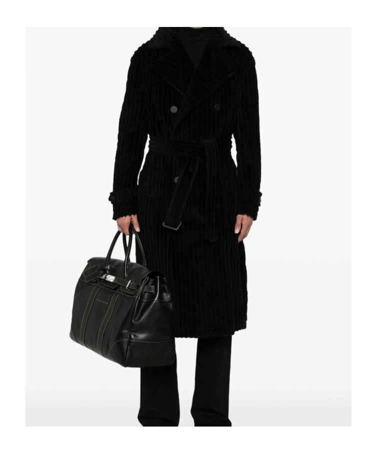 Shop Tagliatore Long Sleeve Coat