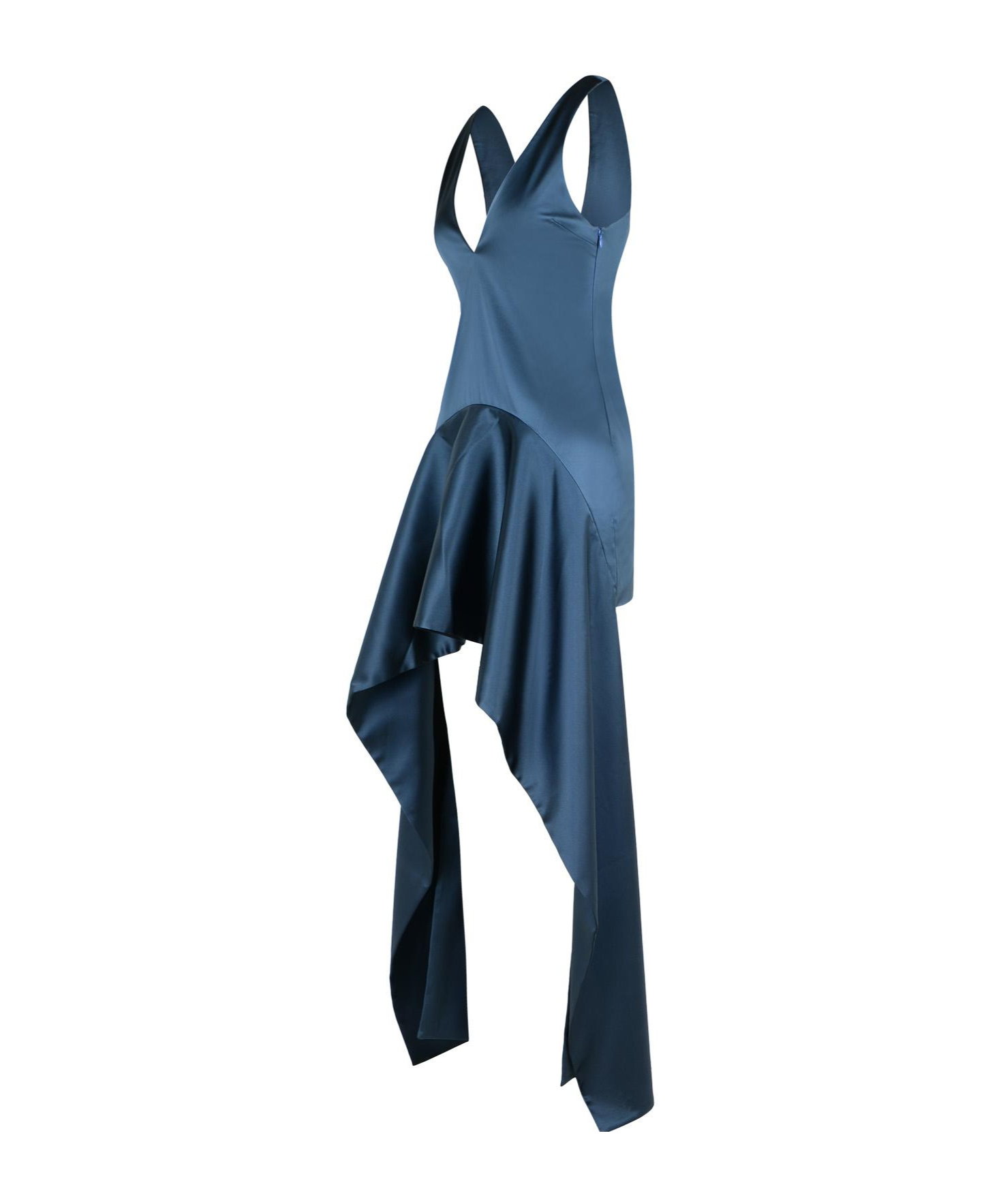 Jw Anderson J. W. Anderson Dress In Blue Acetate Blend In Blue