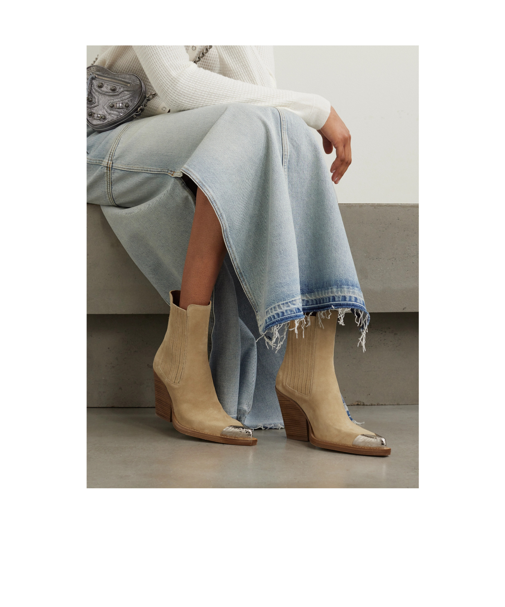 Shop Paris Texas Pointed Short Boots In Nude