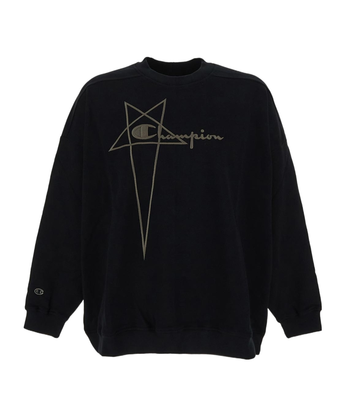Rick Owens X Champion Sweater In Black