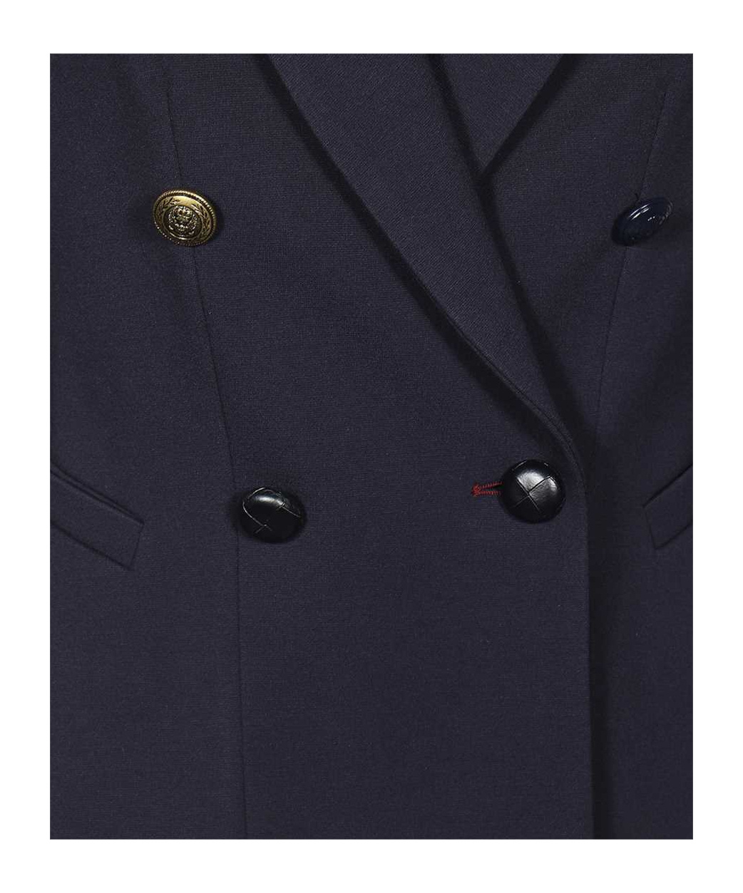 Shop Dondup Double-breasted Blazer In Black