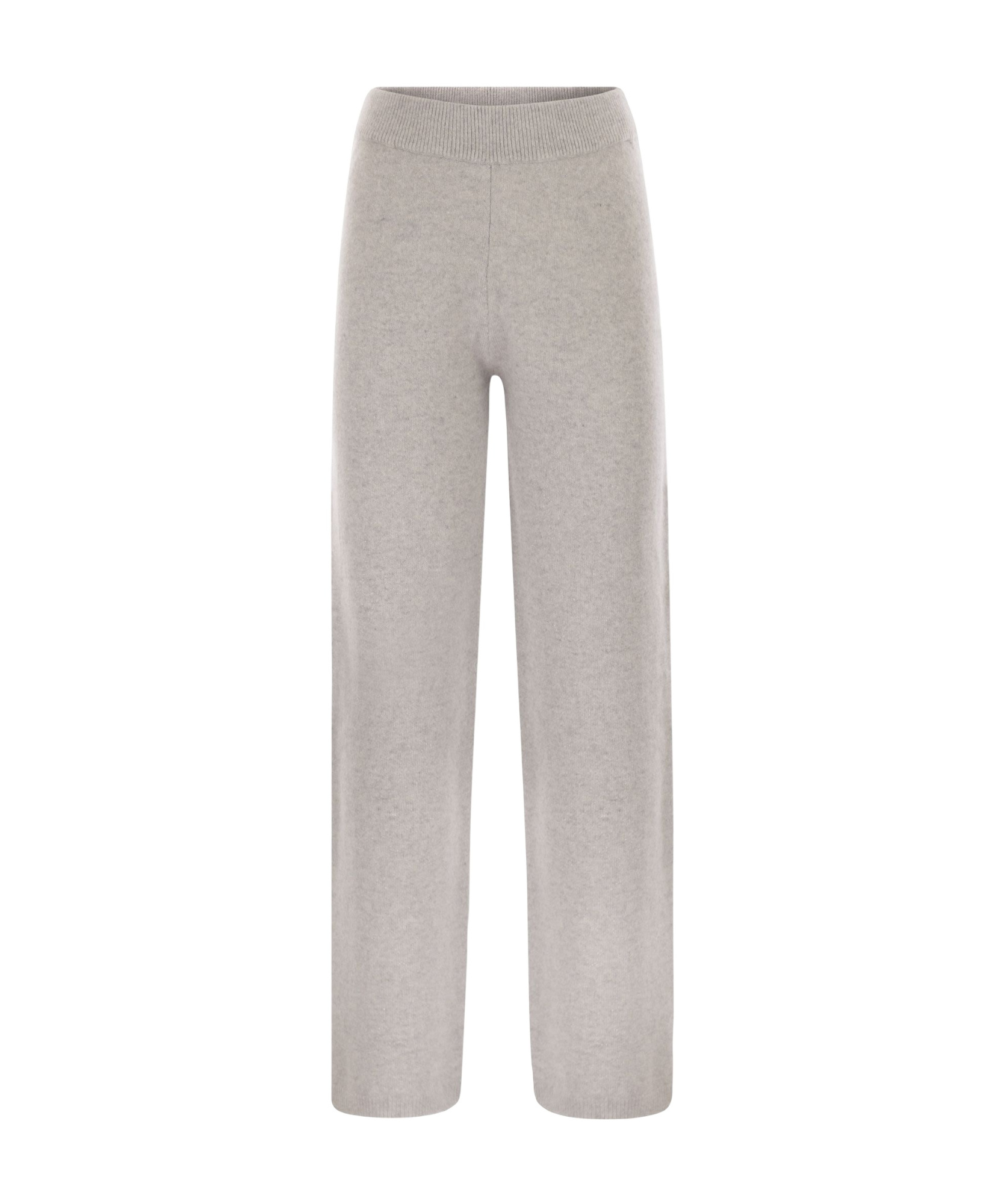 Peserico Wool And Cashmere Trousers With Lurex In Gray