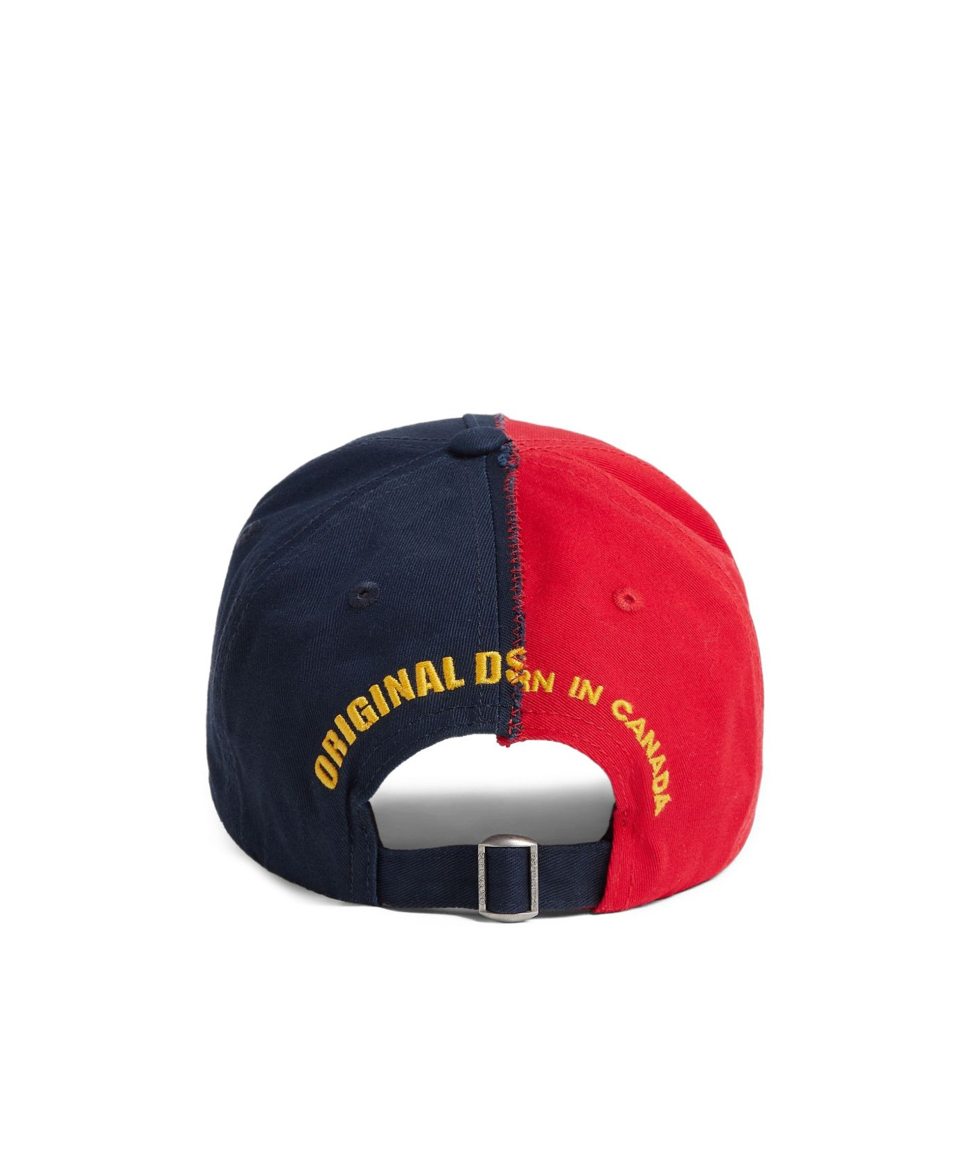Dsquared2 Two-tone Baseball Cap Logo Patches In Blue