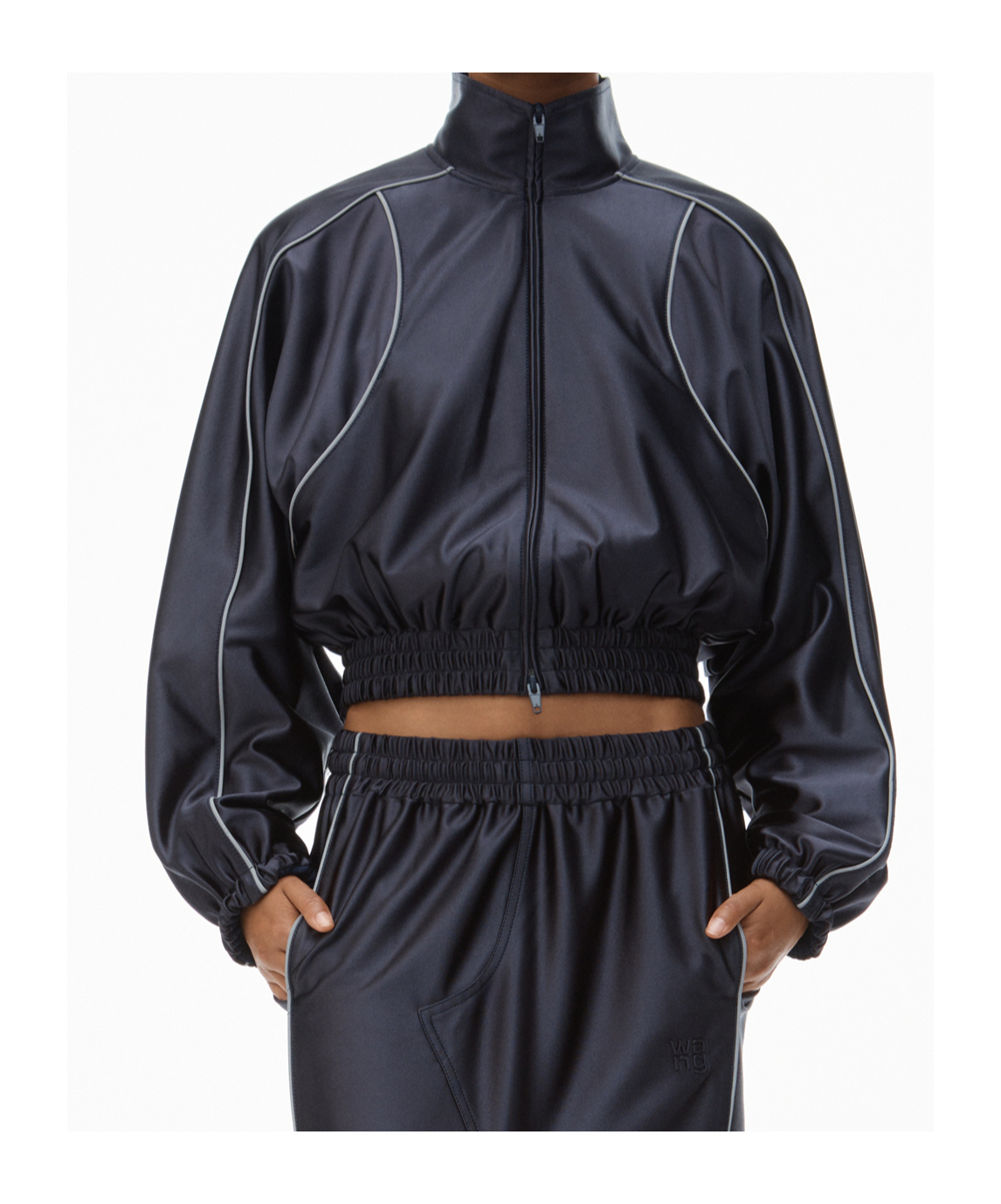 Alexander Wang Deconstructed Jacket In Black