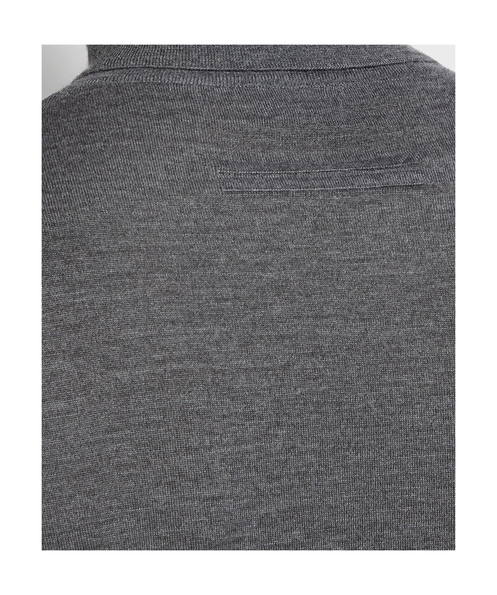 Zegna Cashmere Silk Turtleneck Knit Sweater In Gray