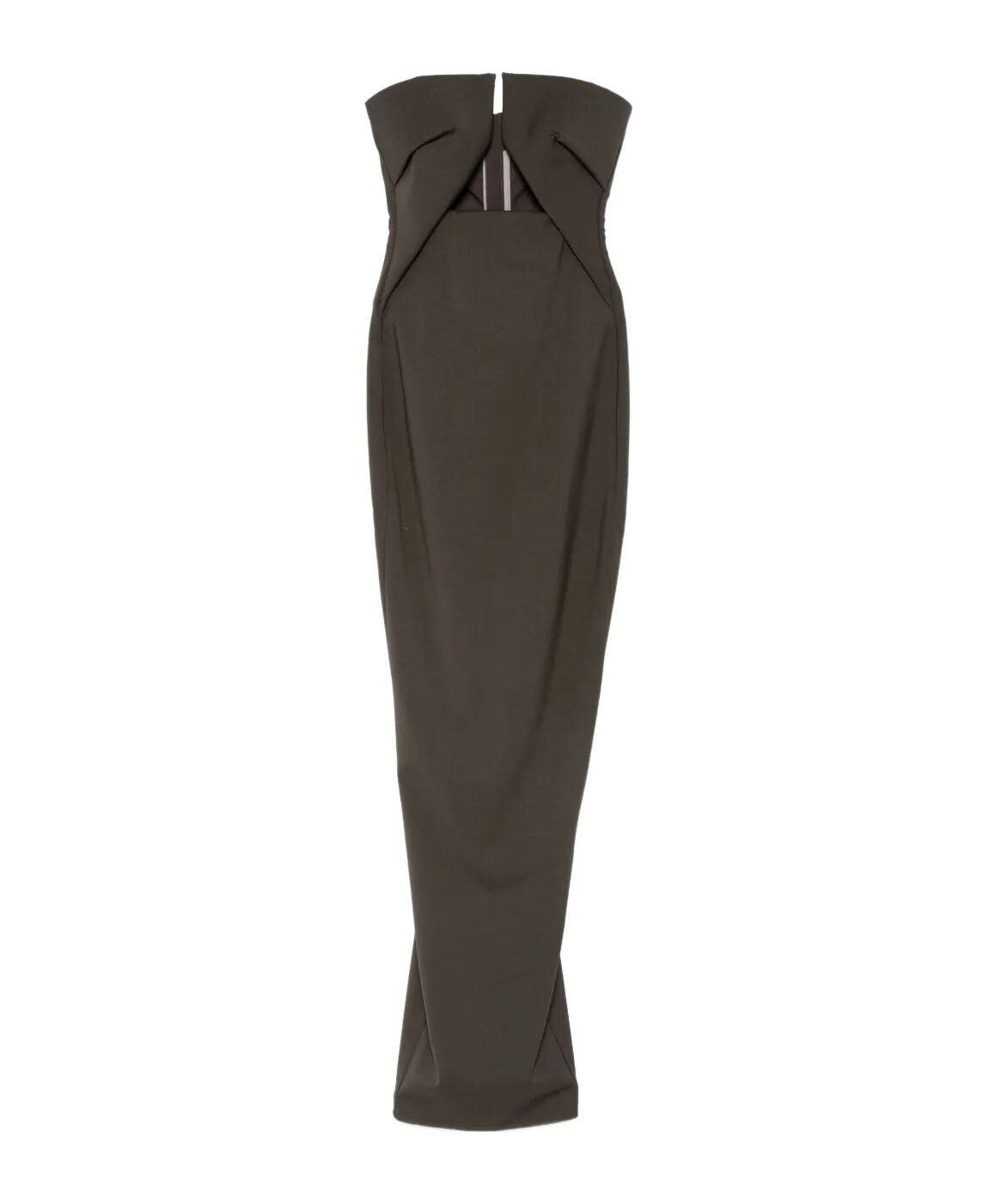 Rick Owens Strapless Keyhole Dress In Multi