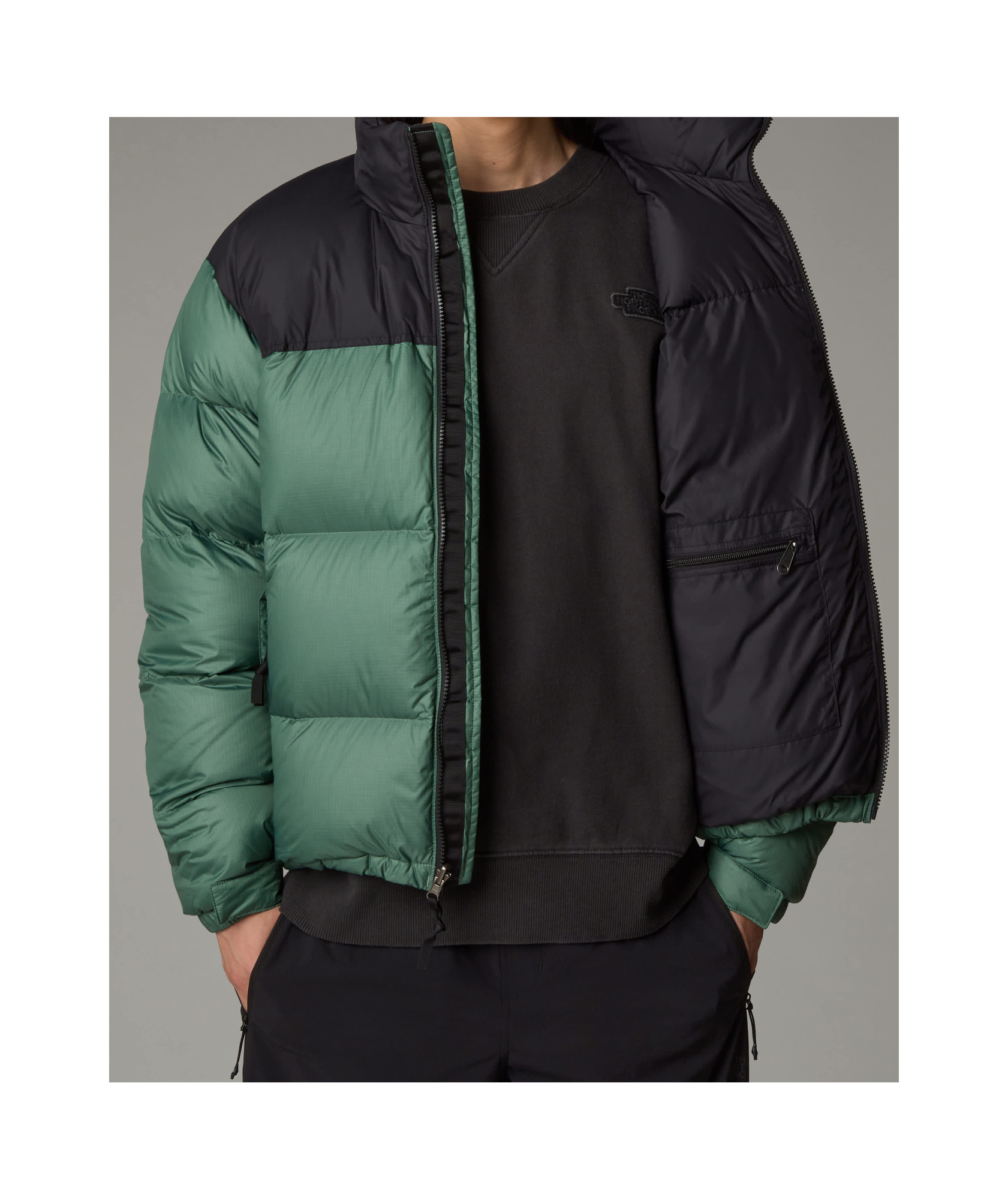 The North Face 1996 Retro Nuptse Down Jacket In Green