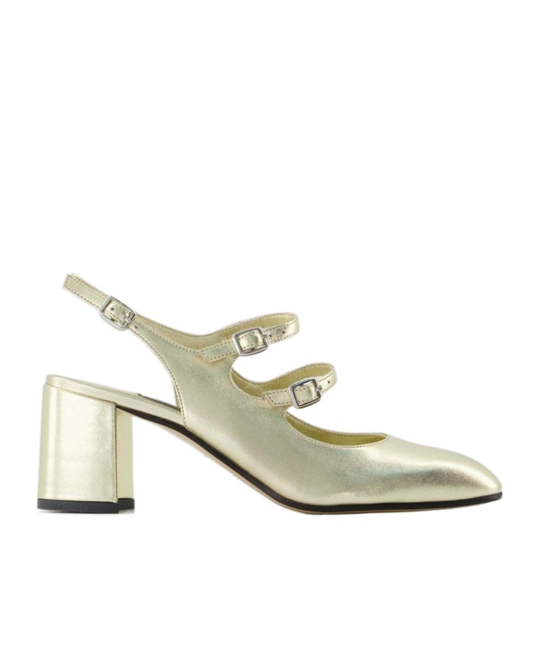 CAREL PARIS THICK HEELED SANDALS