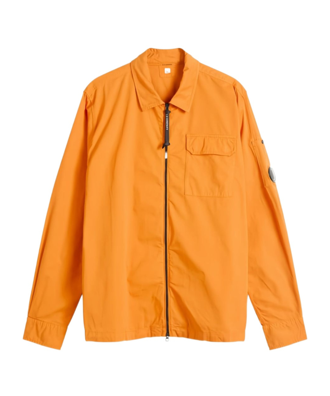 C.p. Company Jacket With Chest Pocket And Long Sleeves In Orange