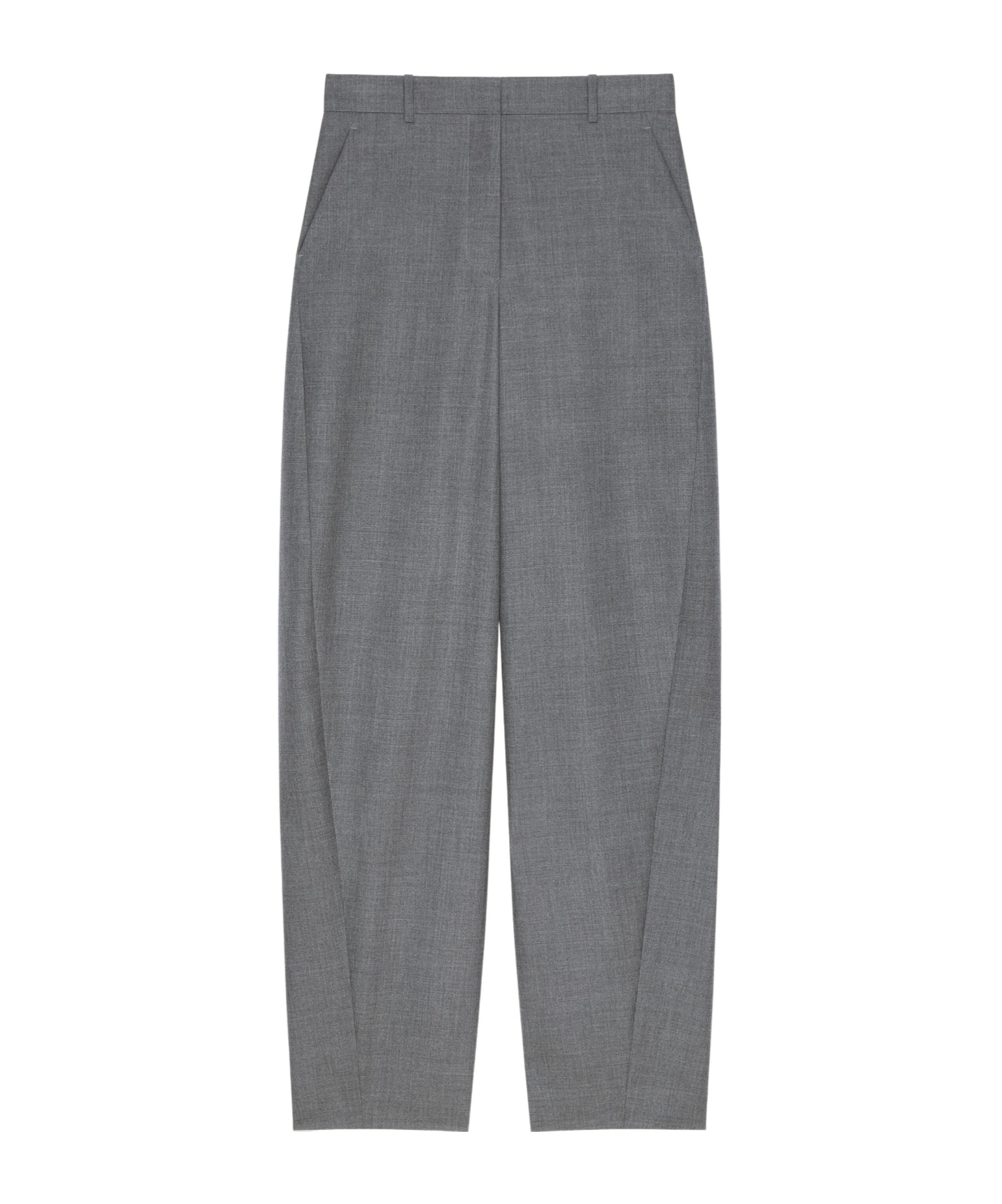 Givenchy Pocket-detail Tailored Wool Trousers In Gray