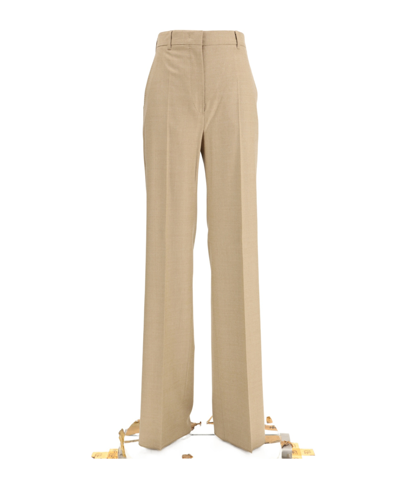 Max Mara Casual Pants With Belt Loops In Brown