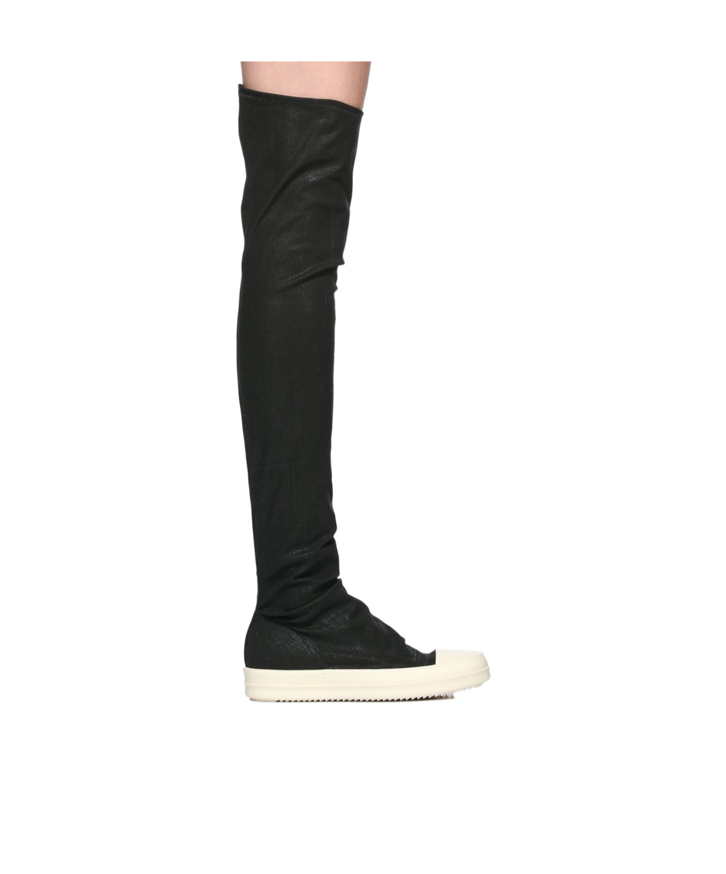 Rick Owens Drkshdw Drkshdw By Rick Owens Woman Boot Black Size 8 Textile Fibers In Black