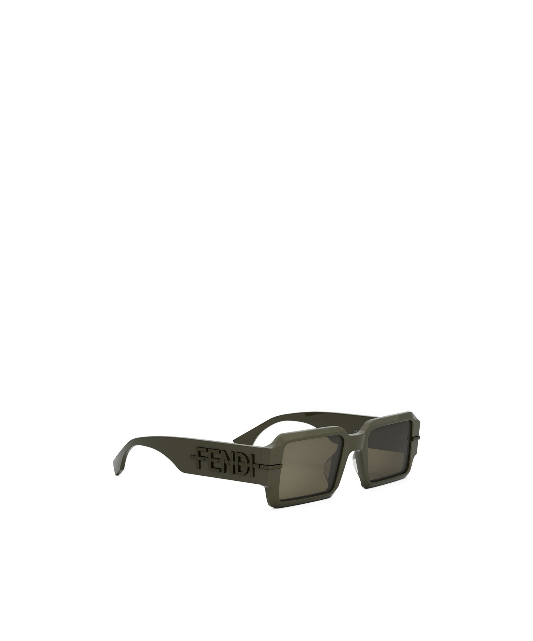 Fendi Fe40073u Graphy 96n Green Sunglasses In Gray