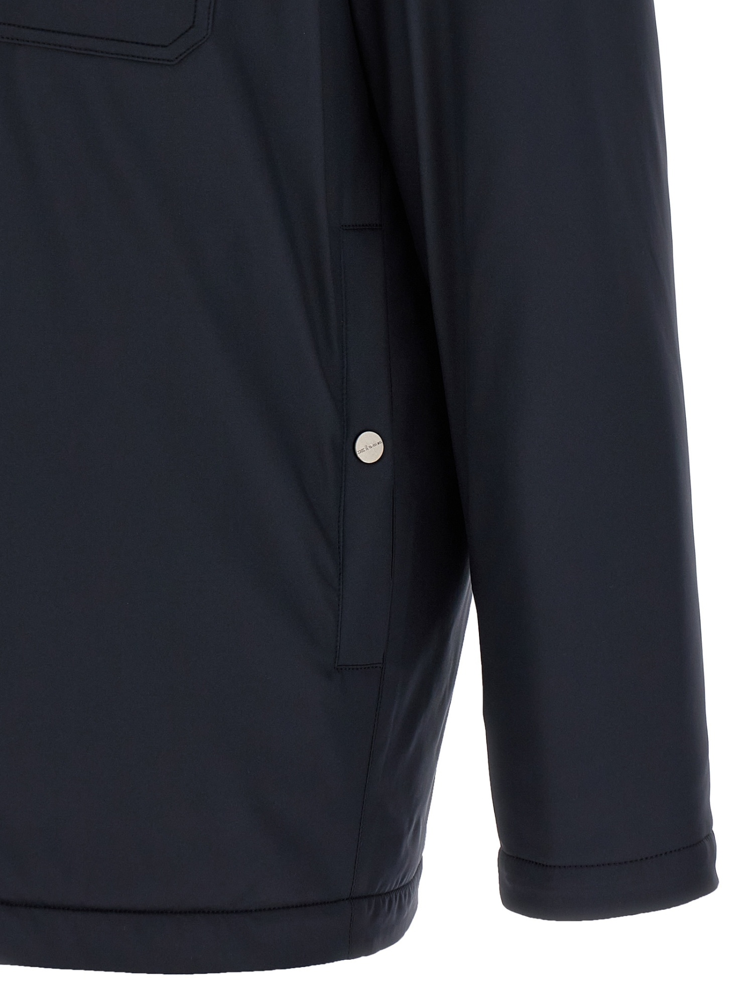 Shop Kiton Padded Overshirt