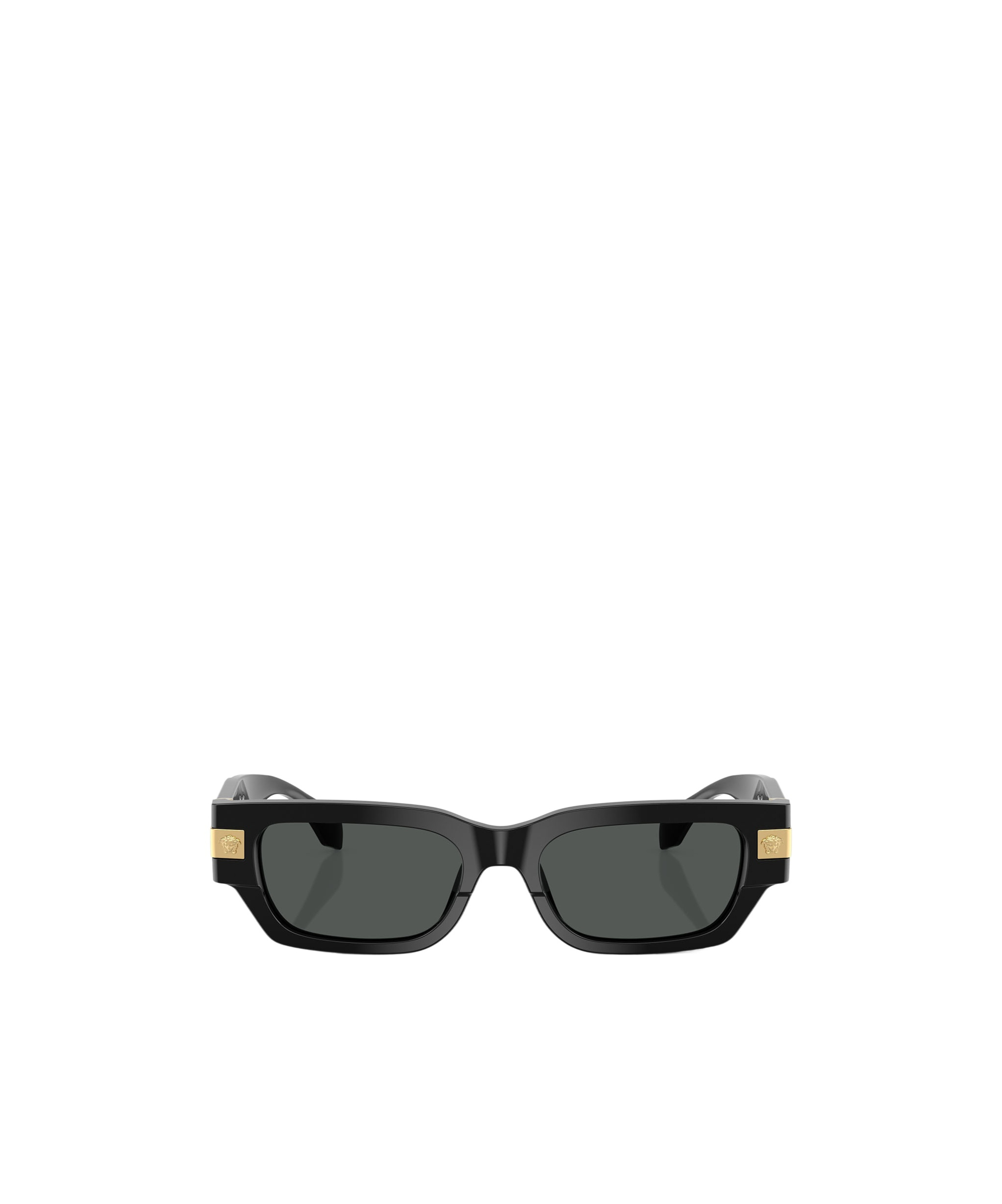 Versace Classic Rectangle-frame Sunglasses In Black