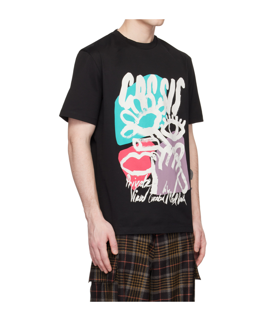 Shop Paul Smith Graphic-print Short-sleeve T-shirt In Black