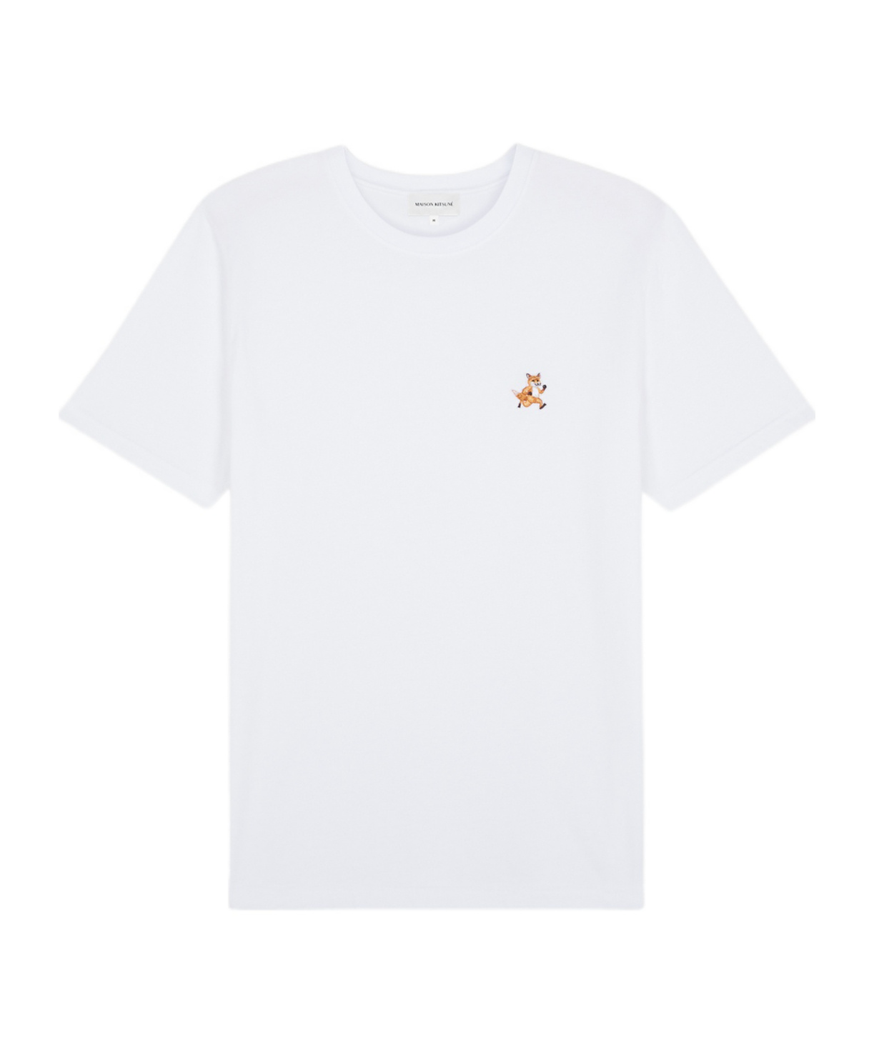Maison Kitsuné T-shirt Regolare Con Patch Chillax Fox In Gray