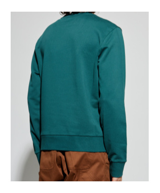 Moncler Short-sleeved Sweatshirt In Green